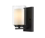 Z-Lite - 426-1S-MB - One Light Wall Sconce - Willow - Matte Black