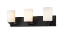 Z-Lite - 485-3V-MB - Three Light Vanity - Soledad - Matte Black