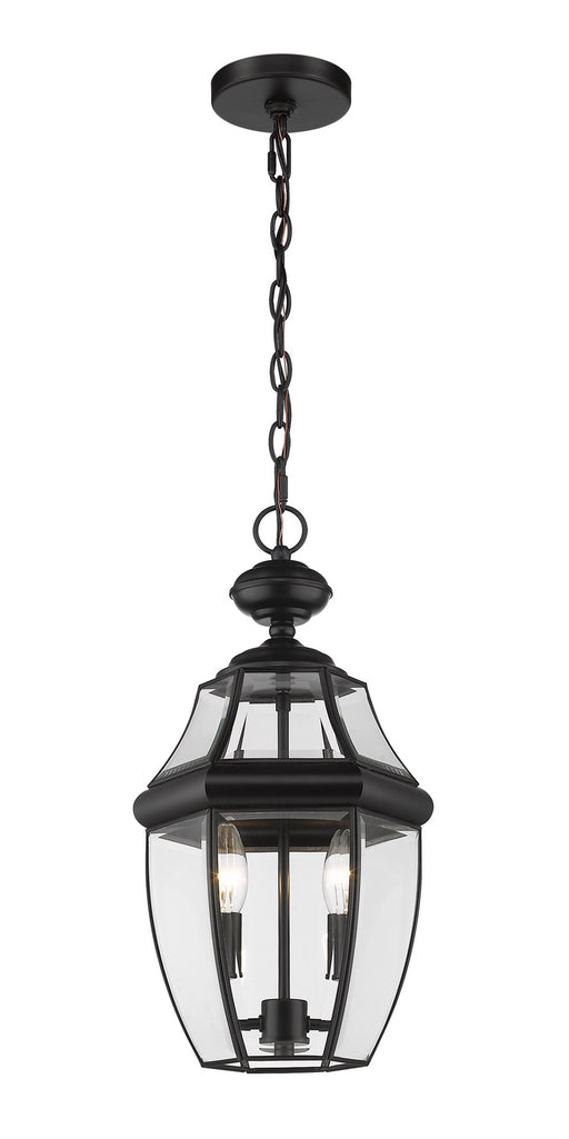 Z-Lite - 580CHM-BK - Two Light Outdoor Chain Mount Ceiling Fixture - Westover - Black
