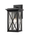 Z-Lite - 583B-BK - One Light Outdoor Wall Mount - Brookside - Black