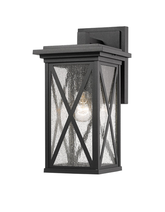 Z-Lite - 583M-BK - One Light Outdoor Wall Mount - Brookside - Black