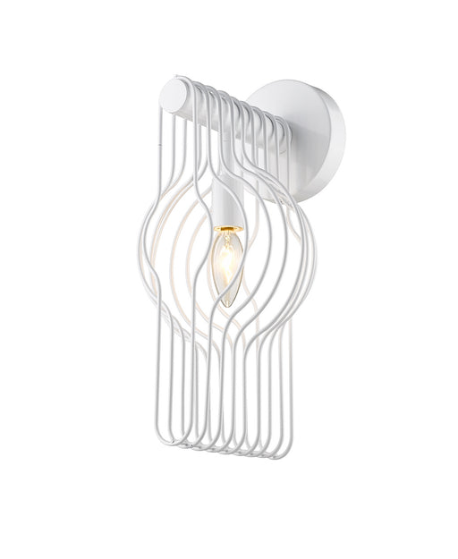 Z-Lite - 801-1S-WH - One Light Wall Sconce - Contour - White
