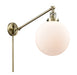 Innovations - 237-AB-G201-10 - One Light Swing Arm Lamp - Franklin Restoration - Antique Brass