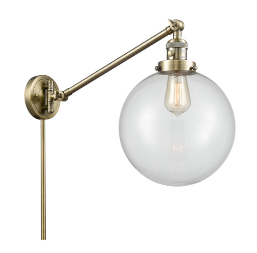 Innovations - 237-AB-G202-10 - One Light Swing Arm Lamp - Franklin Restoration - Antique Brass