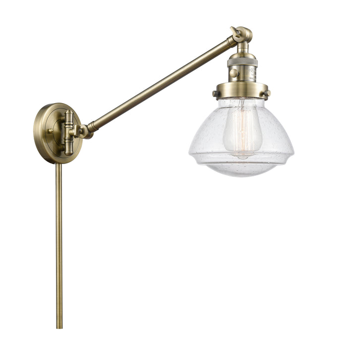 Innovations - 237-AB-G324 - One Light Swing Arm Lamp - Franklin Restoration - Antique Brass