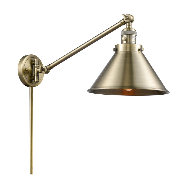 Innovations - 237-AB-M10-AB - One Light Swing Arm Lamp - Franklin Restoration - Antique Brass