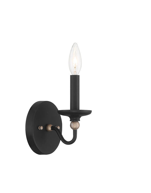 Minka-Lavery - 1041-677 - One Light Wall Sconce - Westchester County - Sand Coal With Skyline Gold Le