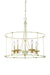 Minka-Lavery - 1047-701 - Five Light Chandelier - Westchester County - Farm House White With Gilded G