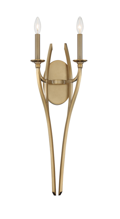 Minka-Lavery - 1092-740 - Two Light Wall Sconce - Covent Park - Brushed Honey Gold