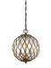 Minka-Lavery - 2403-680 - Three Light Pendant - Gilded Glam - Sand Coal With Painted And Pla