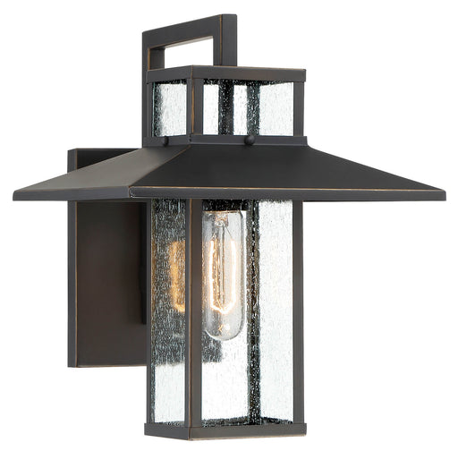 Minka-Lavery - 73150-143C - One Light Outdoor Wall Mount - Danforth Park - Oil Rubbed Bronze W/ Gold High