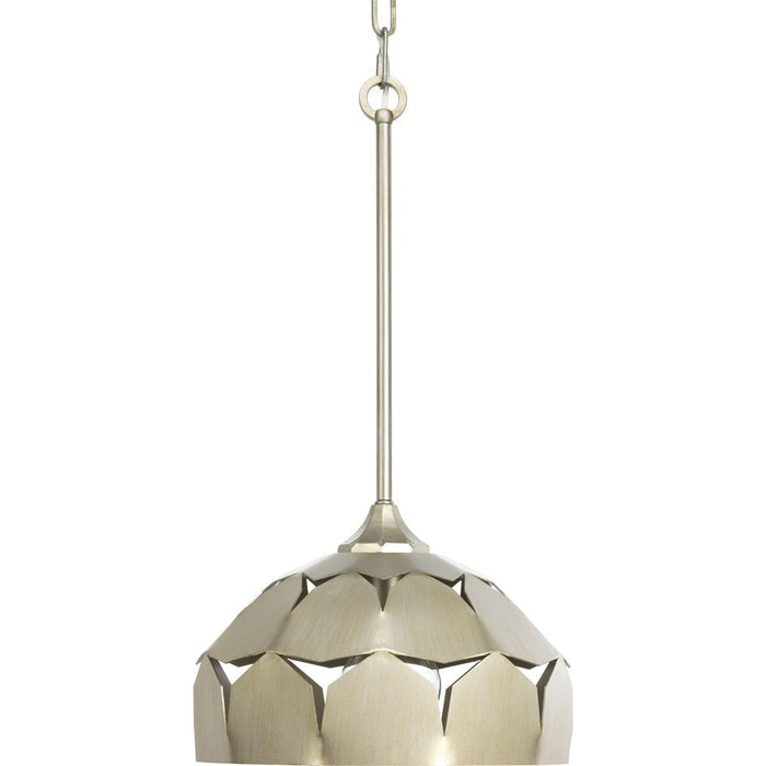 Progress Lighting - P500201-134 - One Light Pendant - Point Dume - Silver Ridge