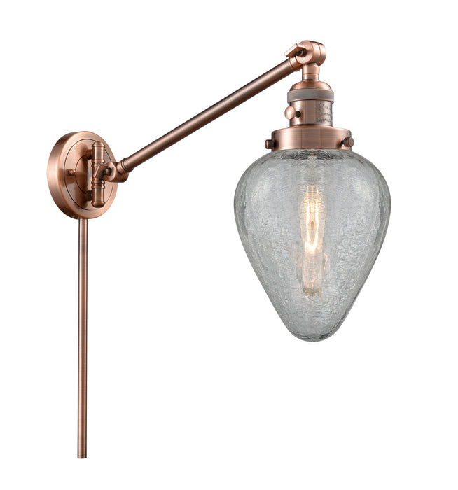 Innovations - 237-AC-G165 - One Light Swing Arm Lamp - Franklin Restoration - Antique Copper
