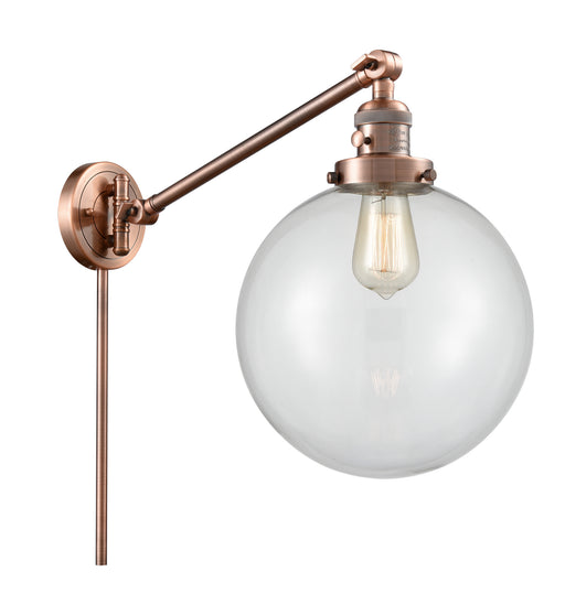 Innovations - 237-AC-G202-10 - One Light Swing Arm Lamp - Franklin Restoration - Antique Copper