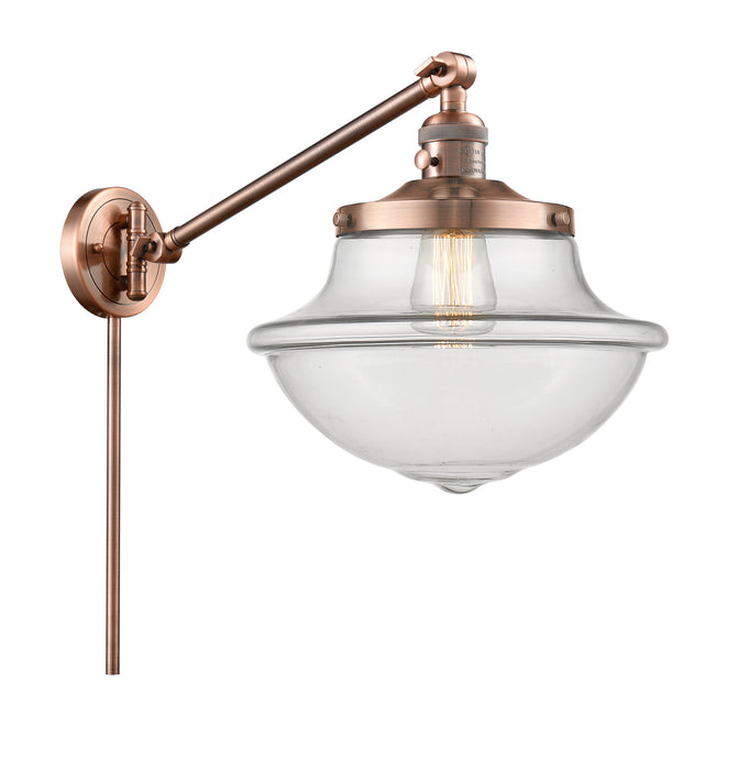 Innovations - 237-AC-G542 - One Light Swing Arm Lamp - Franklin Restoration - Antique Copper