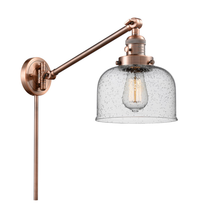 Innovations - 237-AC-G74 - One Light Swing Arm Lamp - Franklin Restoration - Antique Copper