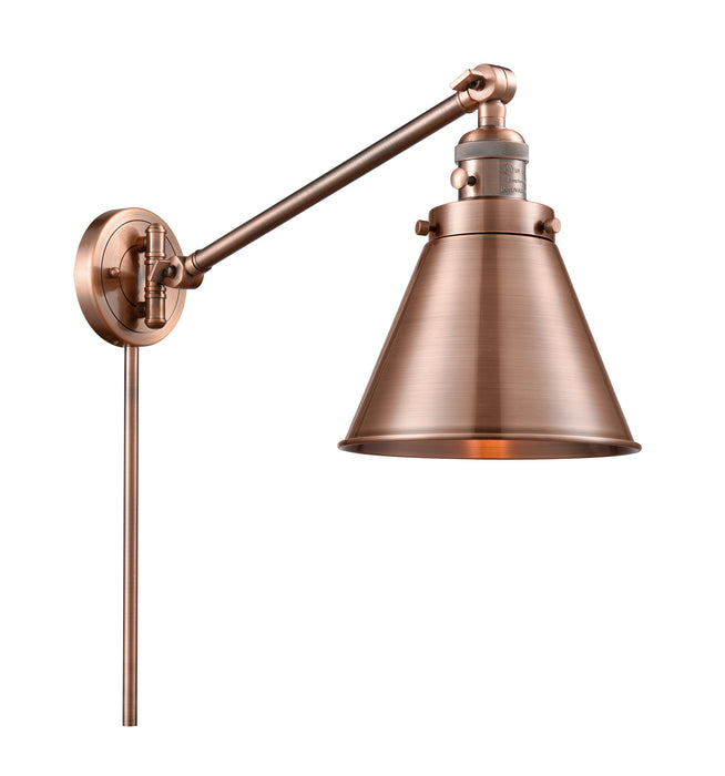 Innovations - 237-AC-M13-AC - One Light Swing Arm Lamp - Franklin Restoration - Antique Copper