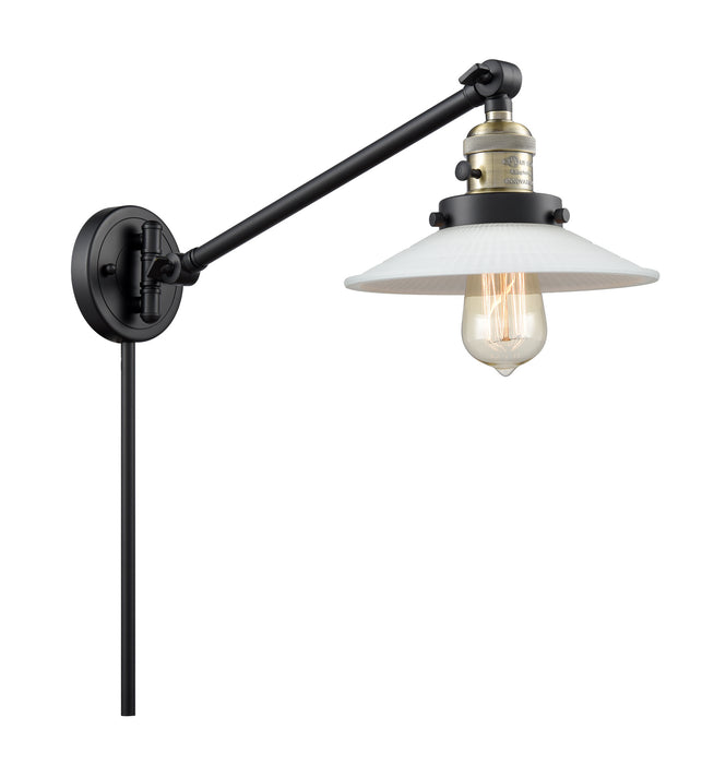 Innovations - 237-BAB-G1 - One Light Swing Arm Lamp - Franklin Restoration - Black Antique Brass