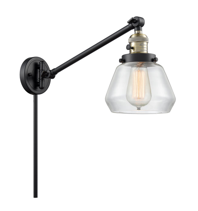 Innovations - 237-BAB-G172 - One Light Swing Arm Lamp - Franklin Restoration - Black Antique Brass