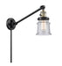 Innovations - 237-BAB-G184S - One Light Swing Arm Lamp - Franklin Restoration - Black Antique Brass