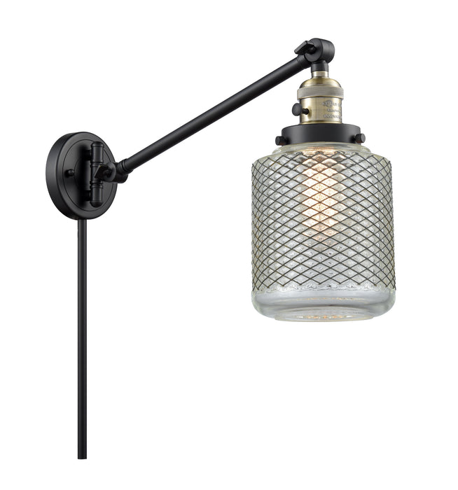 Innovations - 237-BAB-G262 - One Light Swing Arm Lamp - Franklin Restoration - Black Antique Brass