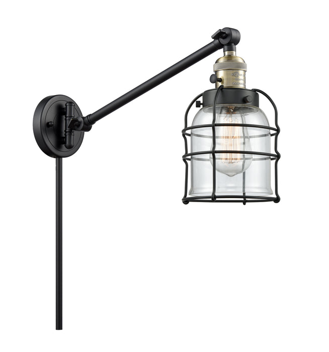 Innovations - 237-BAB-G52-CE - One Light Swing Arm Lamp - Franklin Restoration - Black Antique Brass