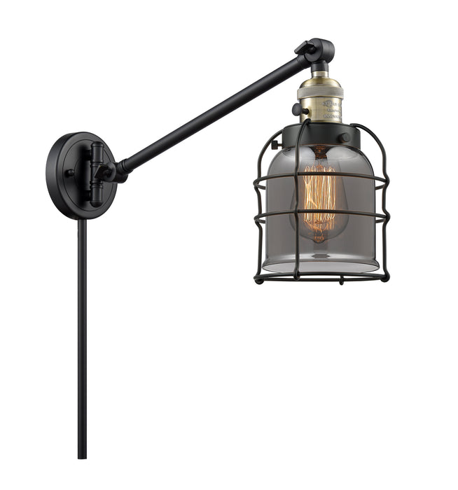 Innovations - 237-BAB-G53-CE - One Light Swing Arm Lamp - Franklin Restoration - Black Antique Brass