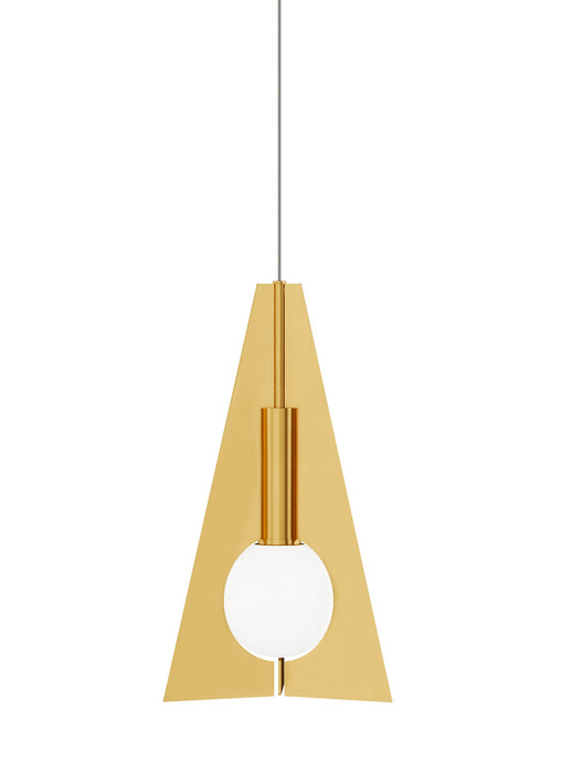 Tech Lighting - 700MPOBLPNB-LED930 - LED Pendant - Mini Orbel - Natural Brass