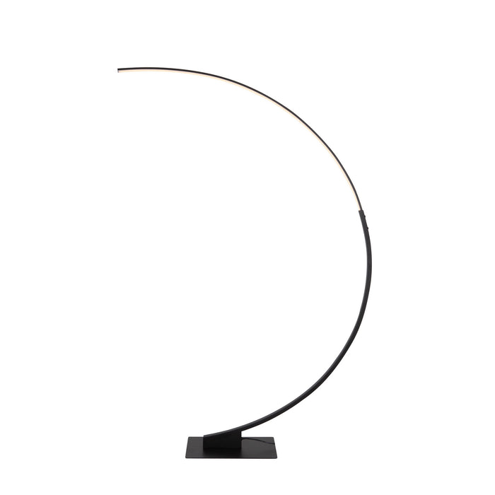 Artcraft - AC7593BK - One Light Floor Lamp - Cortina - Matte Black