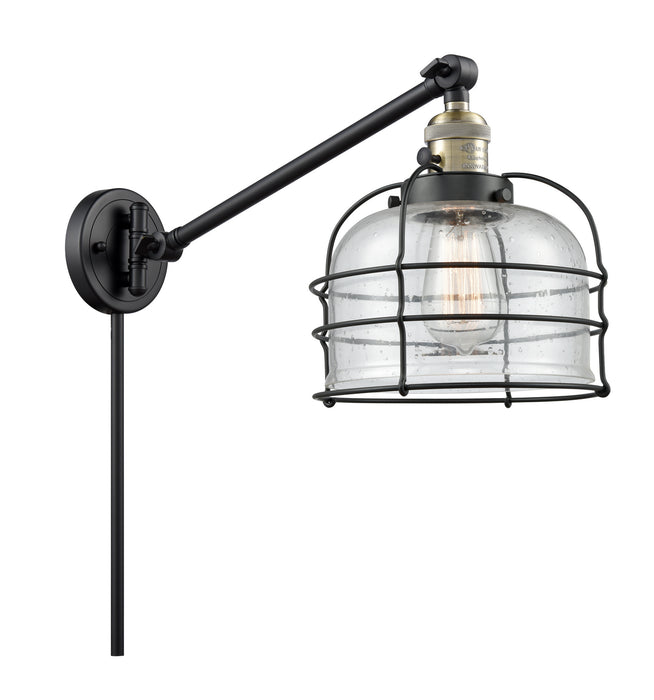 Innovations - 237-BAB-G74-CE - One Light Swing Arm Lamp - Franklin Restoration - Black Antique Brass