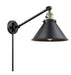 Innovations - 237-BAB-M10-BK - One Light Swing Arm Lamp - Franklin Restoration - Black Antique Brass