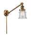 Innovations - 237-BB-G184S - One Light Swing Arm Lamp - Franklin Restoration - Brushed Brass