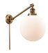 Innovations - 237-BB-G201-10 - One Light Swing Arm Lamp - Franklin Restoration - Brushed Brass