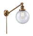 Innovations - 237-BB-G204-8 - One Light Swing Arm Lamp - Franklin Restoration - Brushed Brass