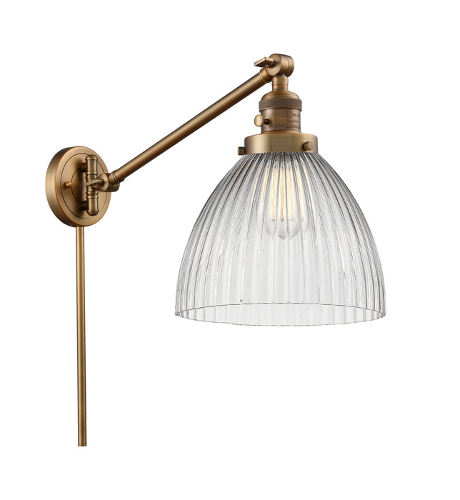 Innovations - 237-BB-G222 - One Light Swing Arm Lamp - Franklin Restoration - Brushed Brass