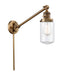 Innovations - 237-BB-G312 - One Light Swing Arm Lamp - Franklin Restoration - Brushed Brass