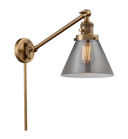 Innovations - 237-BB-G43 - One Light Swing Arm Lamp - Franklin Restoration - Brushed Brass