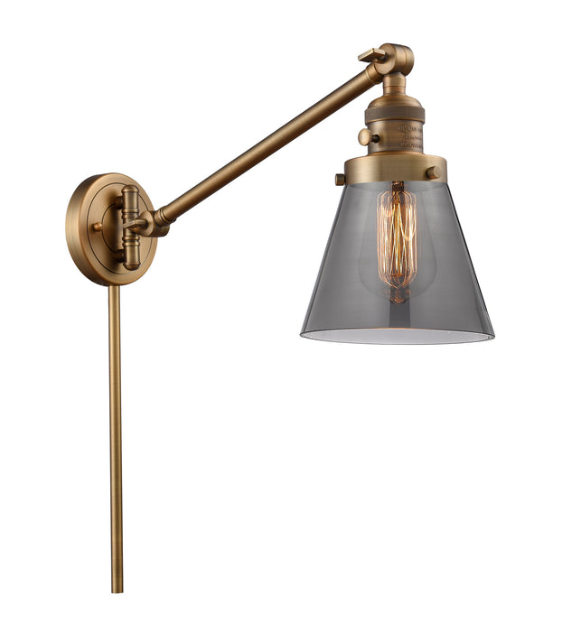 Innovations - 237-BB-G63 - One Light Swing Arm Lamp - Franklin Restoration - Brushed Brass