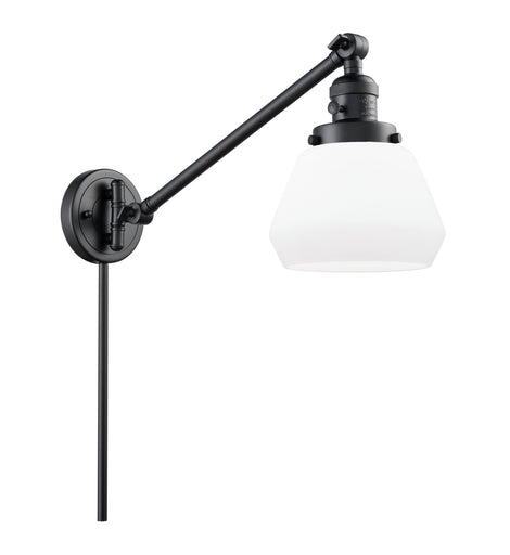 Franklin Restoration One Light Swing Arm Lamp Matte Black