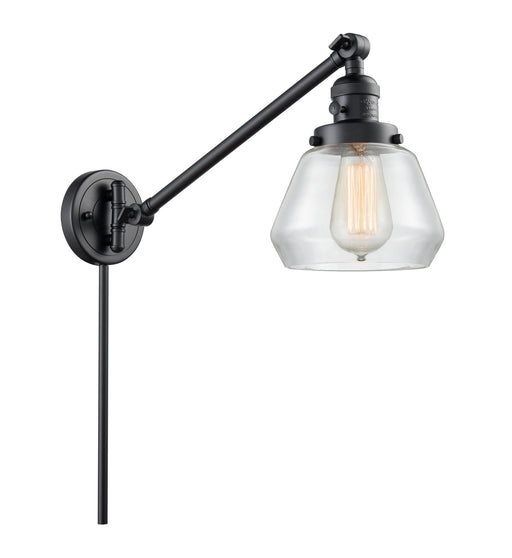 Innovations - 237-BK-G172 - One Light Swing Arm Lamp - Franklin Restoration - Matte Black