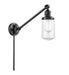 Innovations - 237-BK-G312 - One Light Swing Arm Lamp - Franklin Restoration - Matte Black
