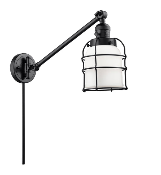 Innovations - 237-BK-G51-CE - One Light Swing Arm Lamp - Franklin Restoration - Matte Black