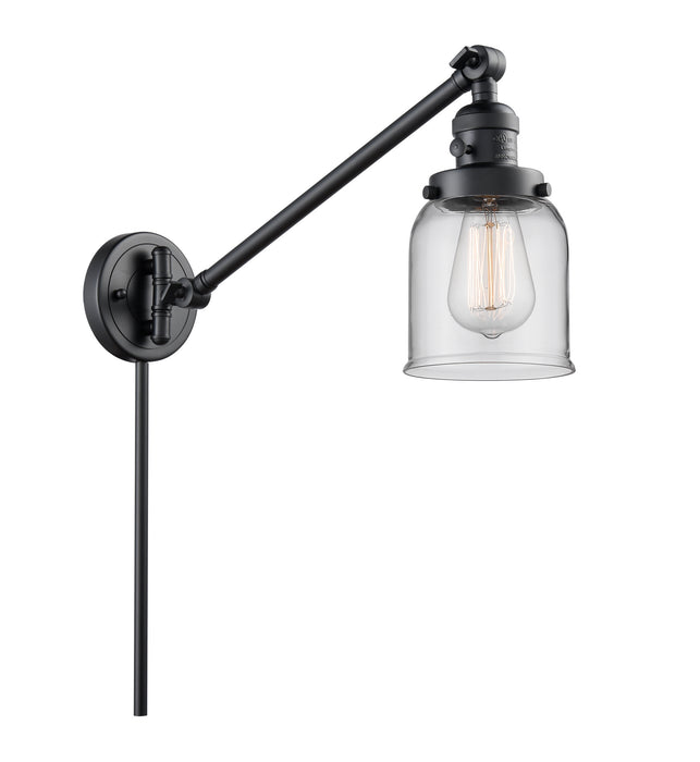 Innovations - 237-BK-G52 - One Light Swing Arm Lamp - Franklin Restoration - Matte Black