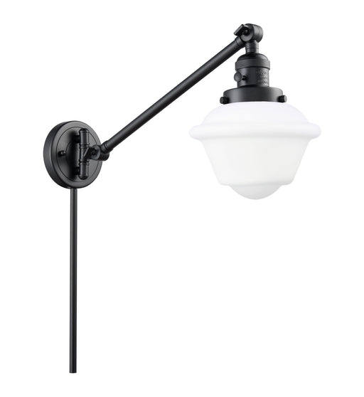 Innovations - 237-BK-G531 - One Light Swing Arm Lamp - Franklin Restoration - Matte Black