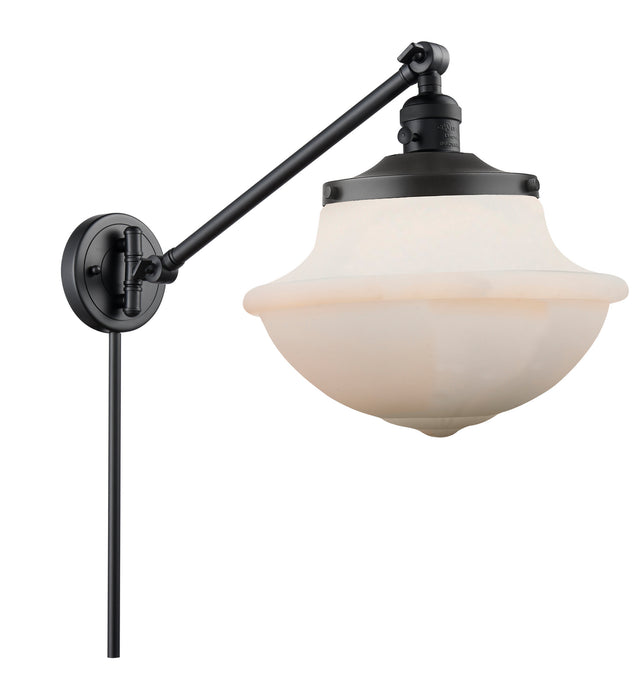 Innovations - 237-BK-G541 - One Light Swing Arm Lamp - Franklin Restoration - Matte Black