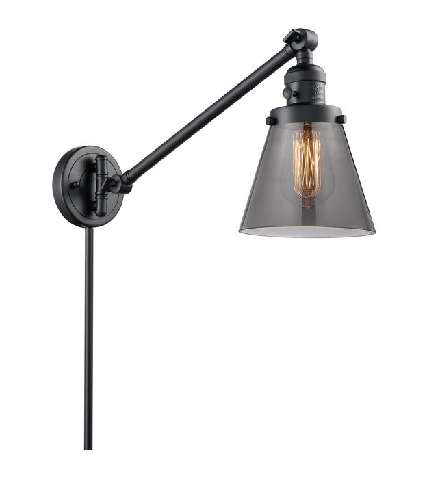 Innovations - 237-BK-G63 - One Light Swing Arm Lamp - Franklin Restoration - Matte Black