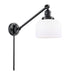 Innovations - 237-BK-G71 - One Light Swing Arm Lamp - Franklin Restoration - Matte Black