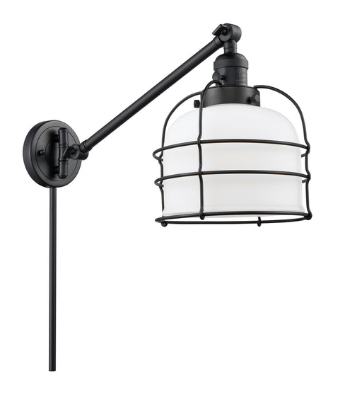 Innovations - 237-BK-G71-CE - One Light Swing Arm Lamp - Franklin Restoration - Matte Black