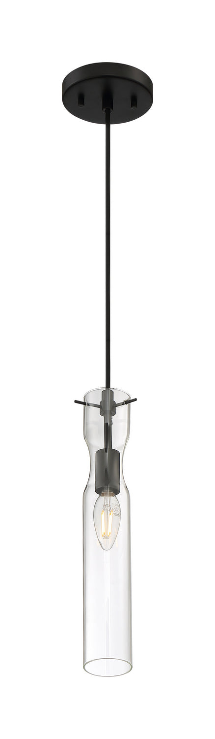 Nuvo Lighting - 60-6876 - One Light Mini Pendant - Spyglass - Black