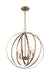 Nuvo Lighting - 60-7058 - Six Light Pendant - Pendleton - Burnished Brass
